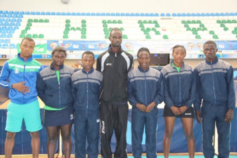 Nigeria's Team To The ITTF African Junior And Cadet Championship