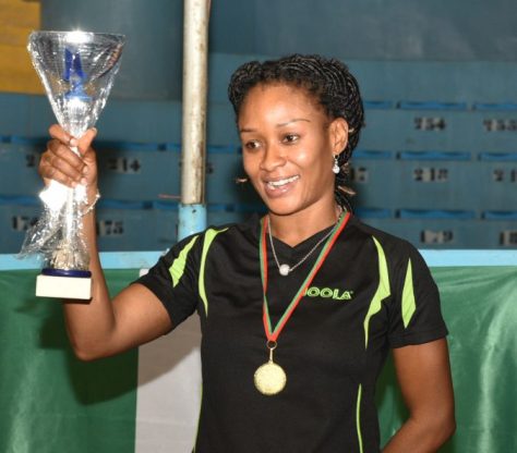 African Women's Table Tennis Single's Champion  Funke Oshonaike