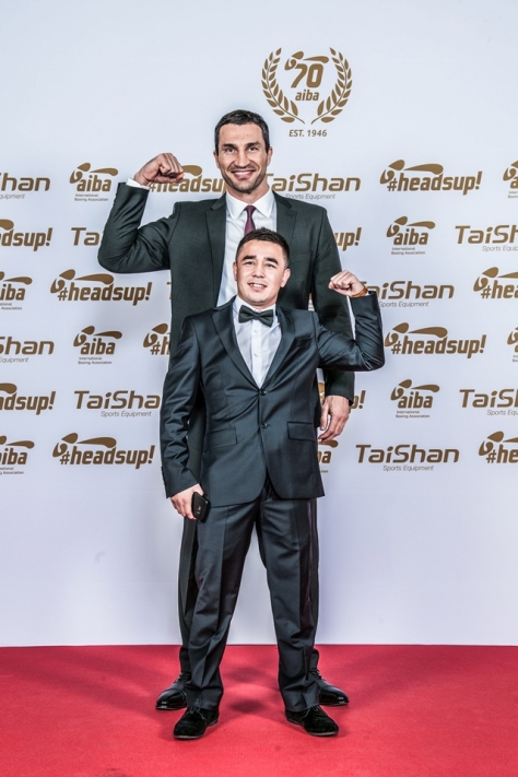 Wladimir Klitschko and Hasanboy Dusmatov